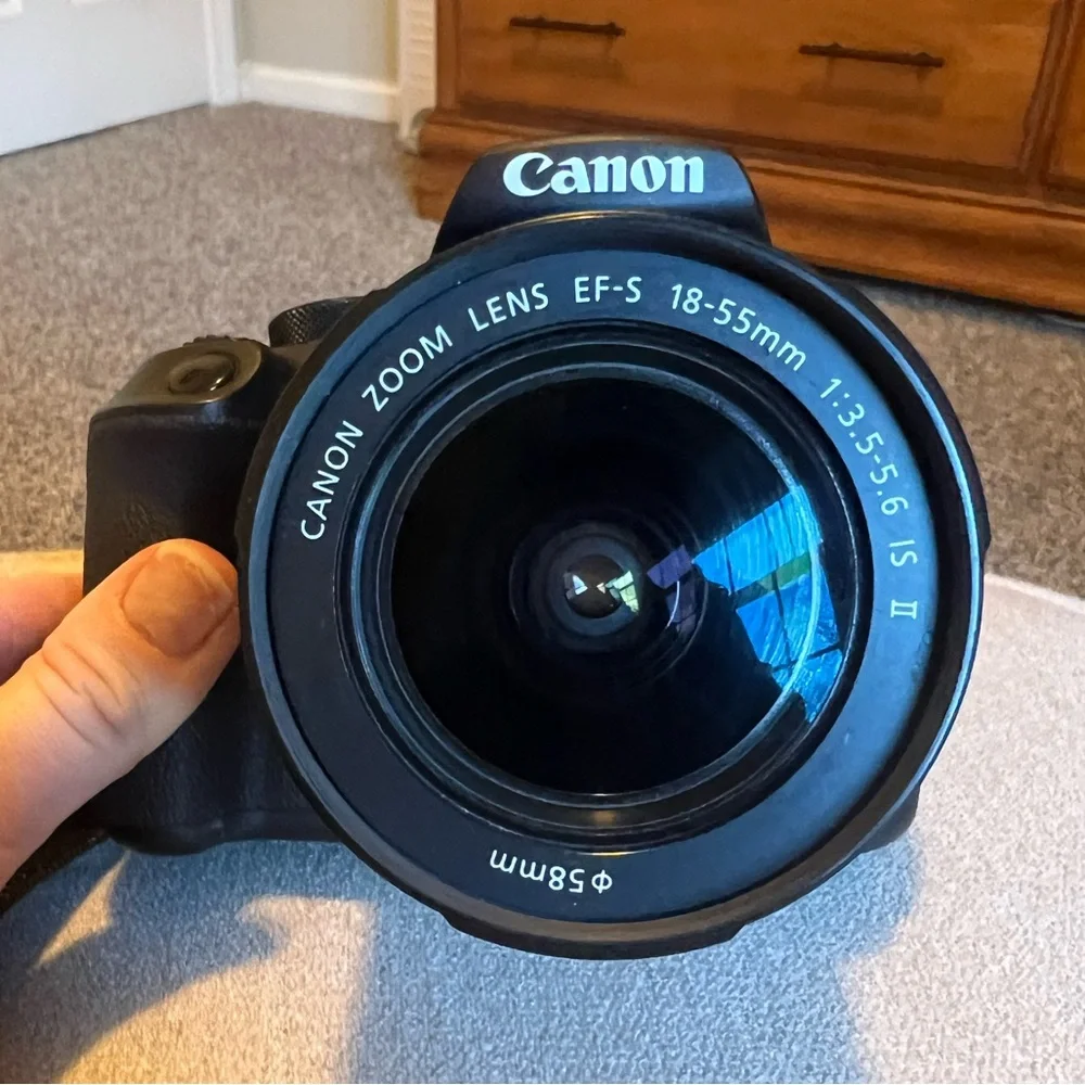 Canon EOS Rebel T6 DSLR Camera with 18-55mm and 75-300mm and Accessories